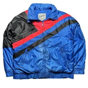 Vintage 90s Profile Gore-Tex Geometric Color Blocking Puffer Ski Winter L